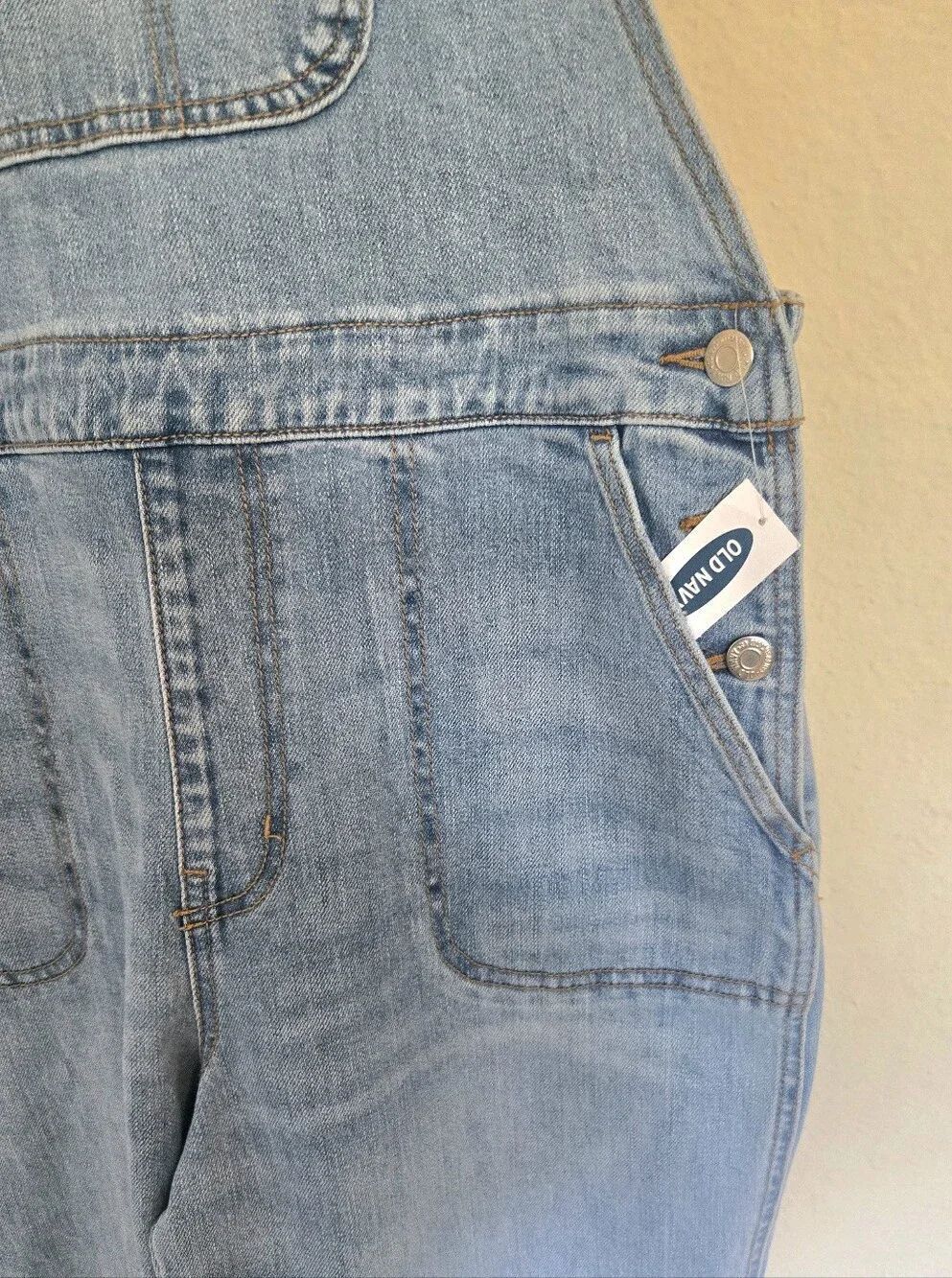 NEW Old Navy Denim Women's Overalls Sz 14 - Picture 5 of 6